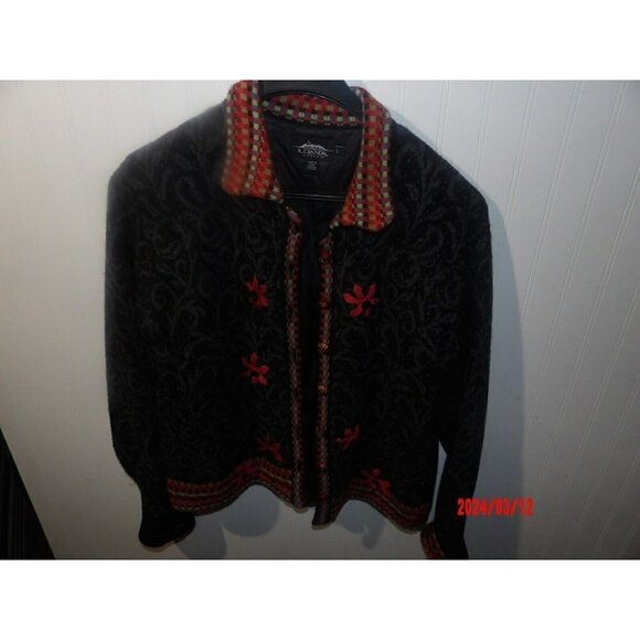 Icelandic‎ Design Wool Sweater/Jacket Size Large - Picture 1 of 5